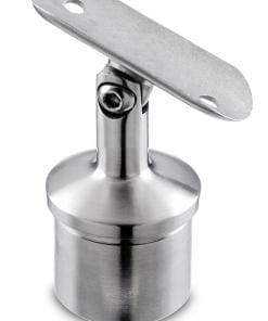 Toprail support round adjustable