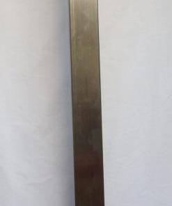 Stainless Steel Square post 50mm x 50mm x 1metre high. Cut & Drilled with Top & Base Plate