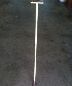 50mm x 10mm 316 stainless rectangle post with base & top plate