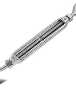 6mm 316 stainless steel hook & eye turnbuckle