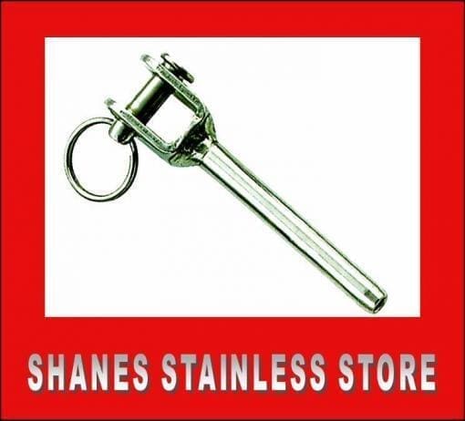 Stainless Steel Fork Terminal 3.2mm Wire 316 Marine Grade.