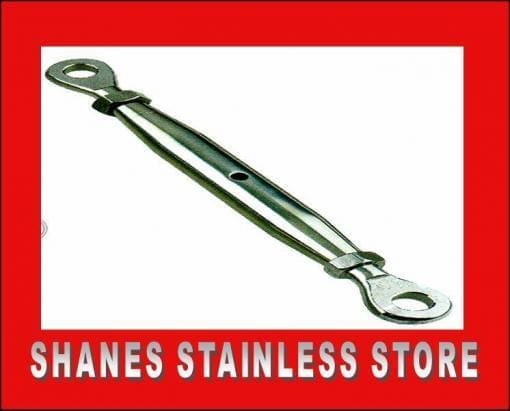 Stainless Steel Bottlescrew Eye/Eye Turnbuckle 316 Marine Grade 5mm