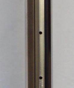 50mm 316 Stainless Steel round Post x 1 metre with Top & Base Plate. Drilled & cut to size.