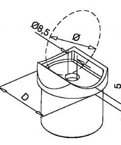 Universal fitting for post tops